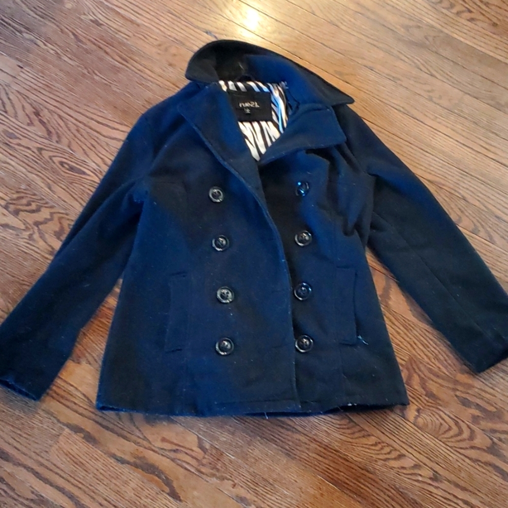 Black pea coat